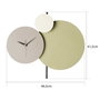 Wallity Reloj de Pared Decorativo Pavimento - Green
